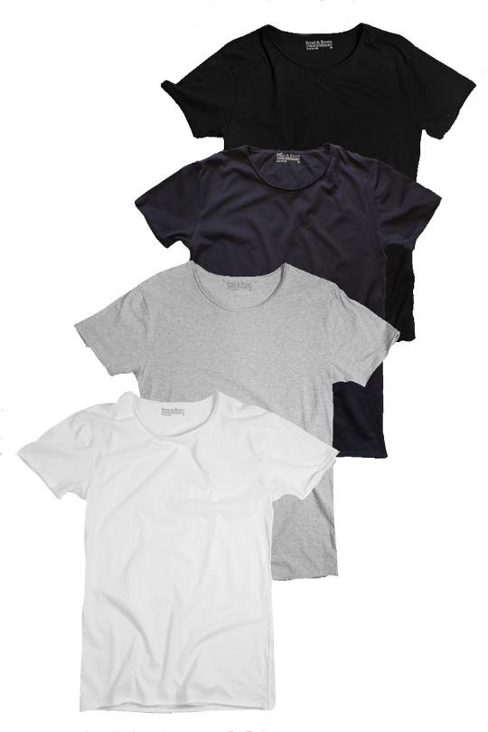 marlowe nature Men Crew-Neck Relaxed T-Shirt black L