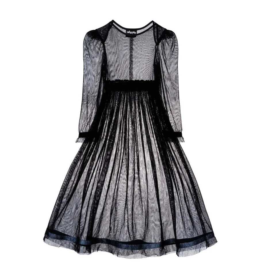 Infantium Victoria Girls Black Tulle Dress Tüllkleid Schwarz 116