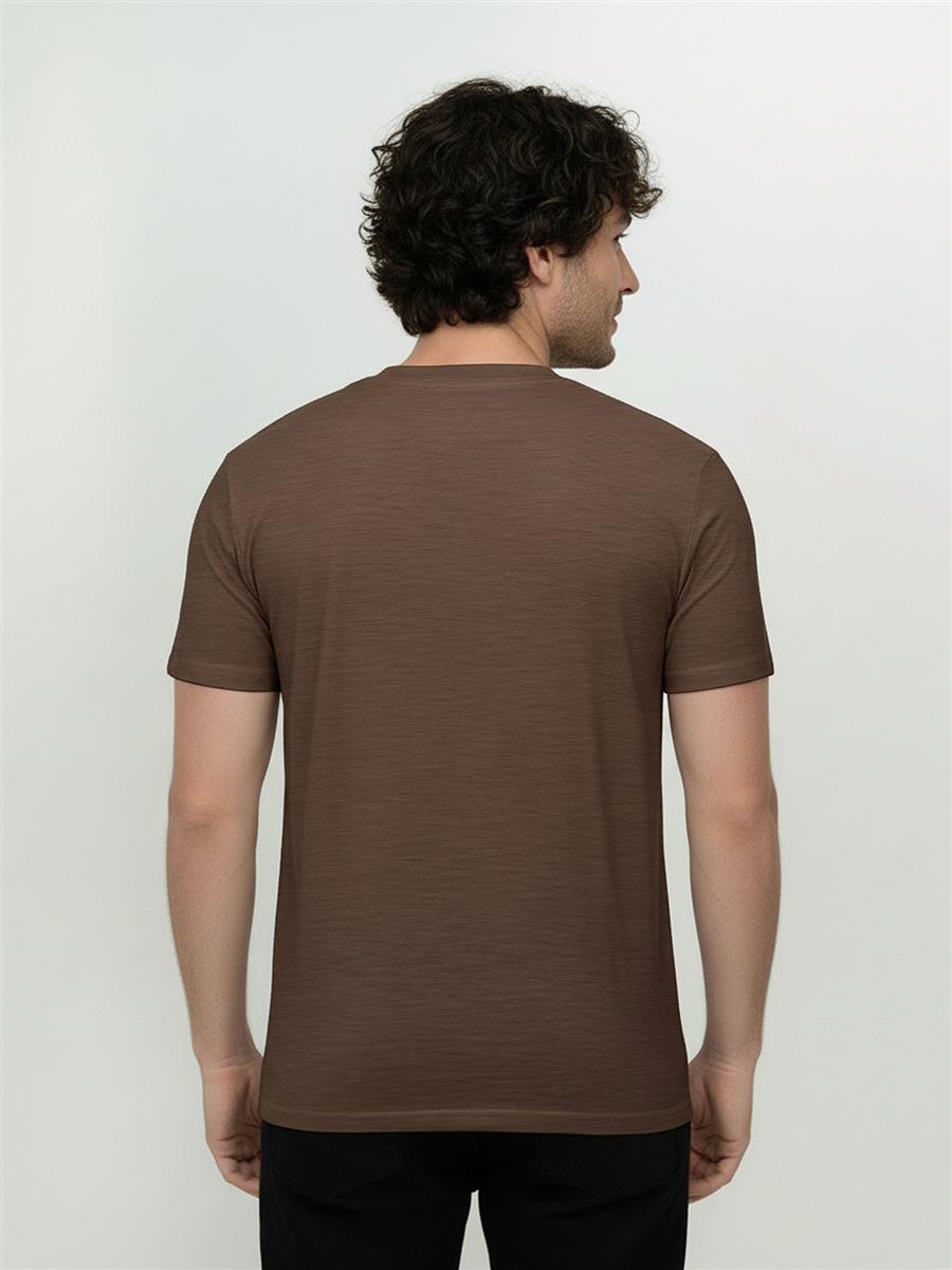 marlowe nature Basic Loom Shirt earth wood Merinowolle