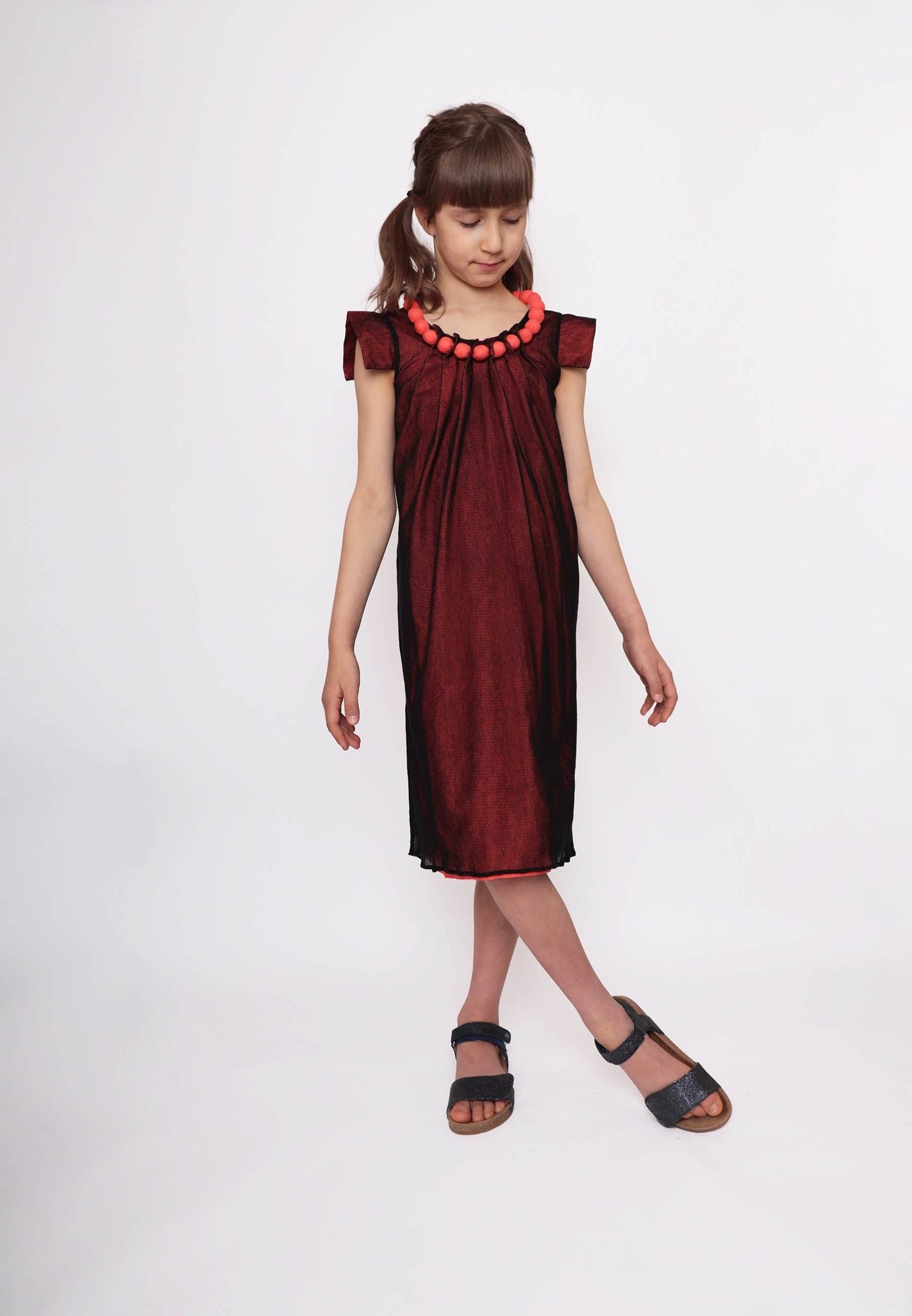Infantium Victoria Warrior Princess Tüllkleid Rot 116 Baumwolle