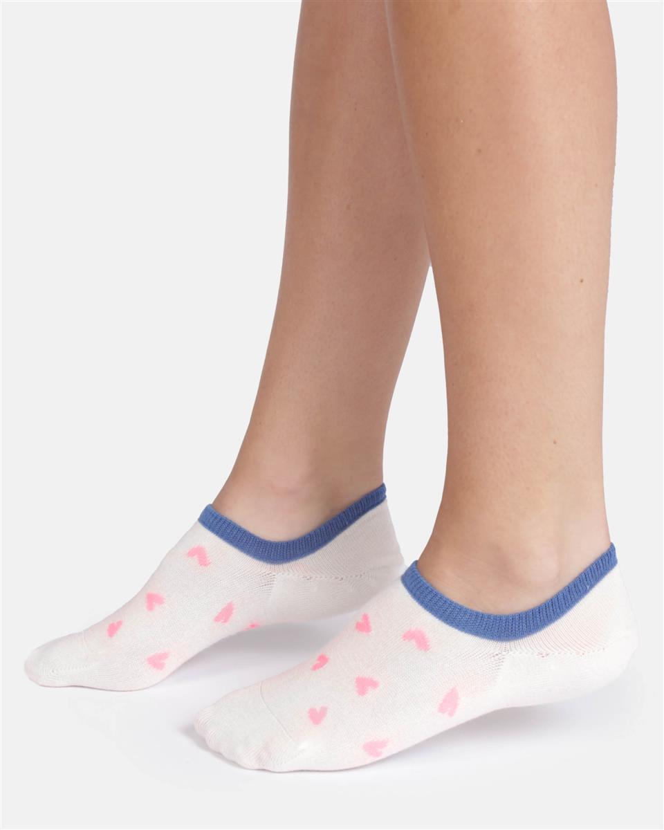 marlowe nature Patterned Organic Cotton No-Show Socken multi