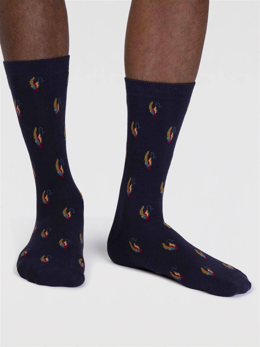 marlowe nature Finley Fly Fishing Socks grey marle Bio-Baumwolle