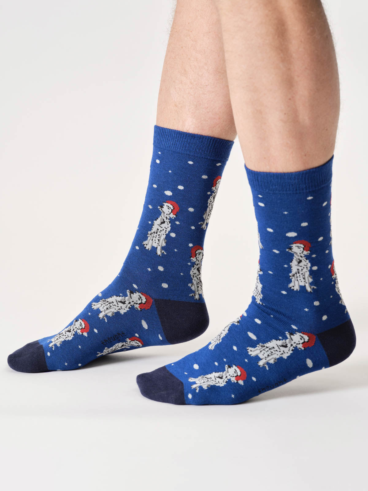 marlowe nature Christmas Animals Bamboo Socken 4er mid blue