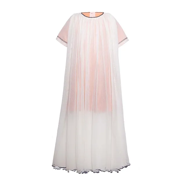 Infantium Victoria Tüllkleid Mädchen Off-White Baumwolle