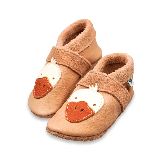Pantolinos Gans Barfußschuhe Naturleder Kinder