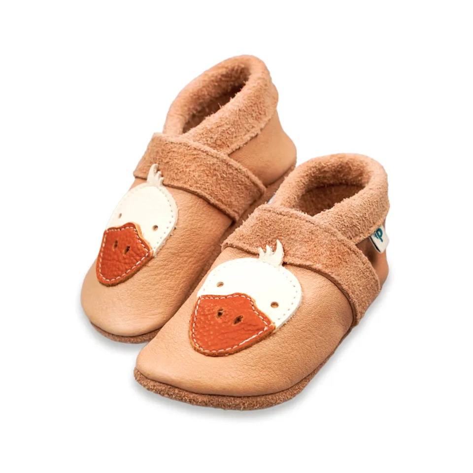 Pantolinos Gans Barfußschuhe Naturleder Kinder