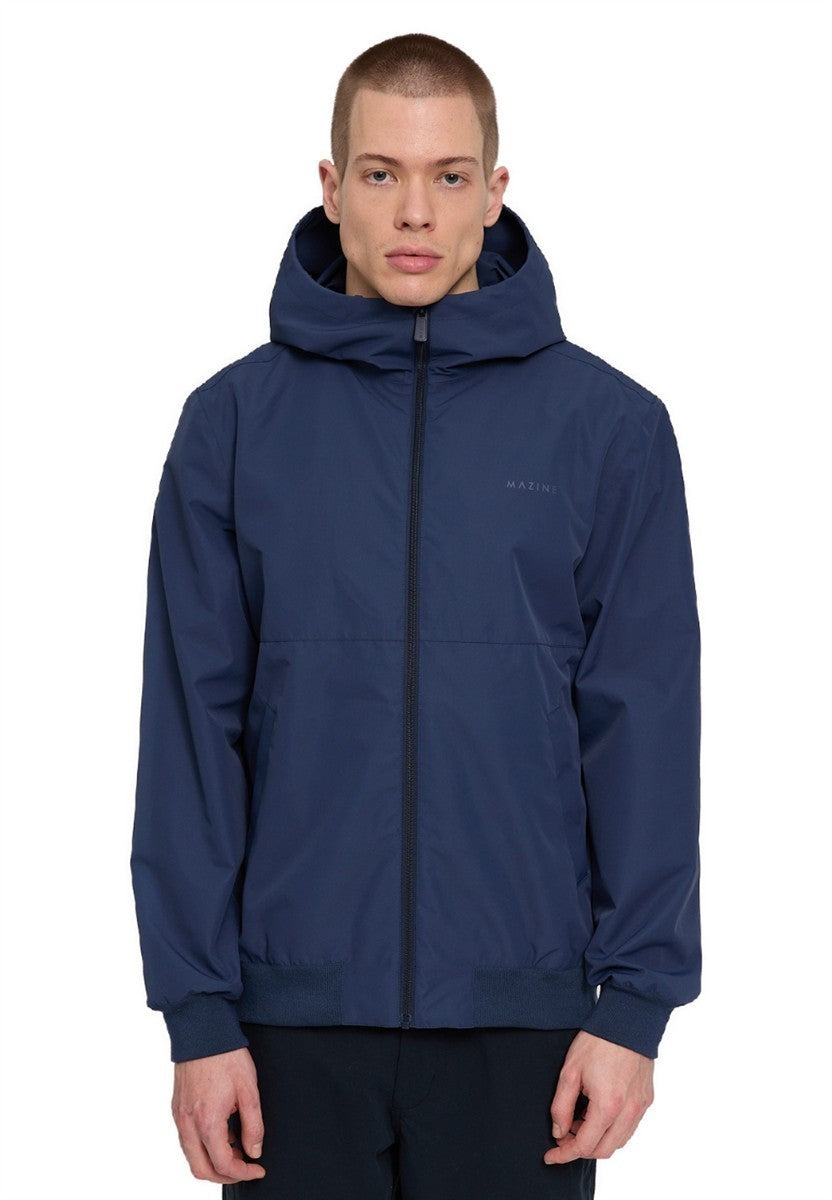 marlowe nature Rain Blouson Regenjacke mood blue recycelt