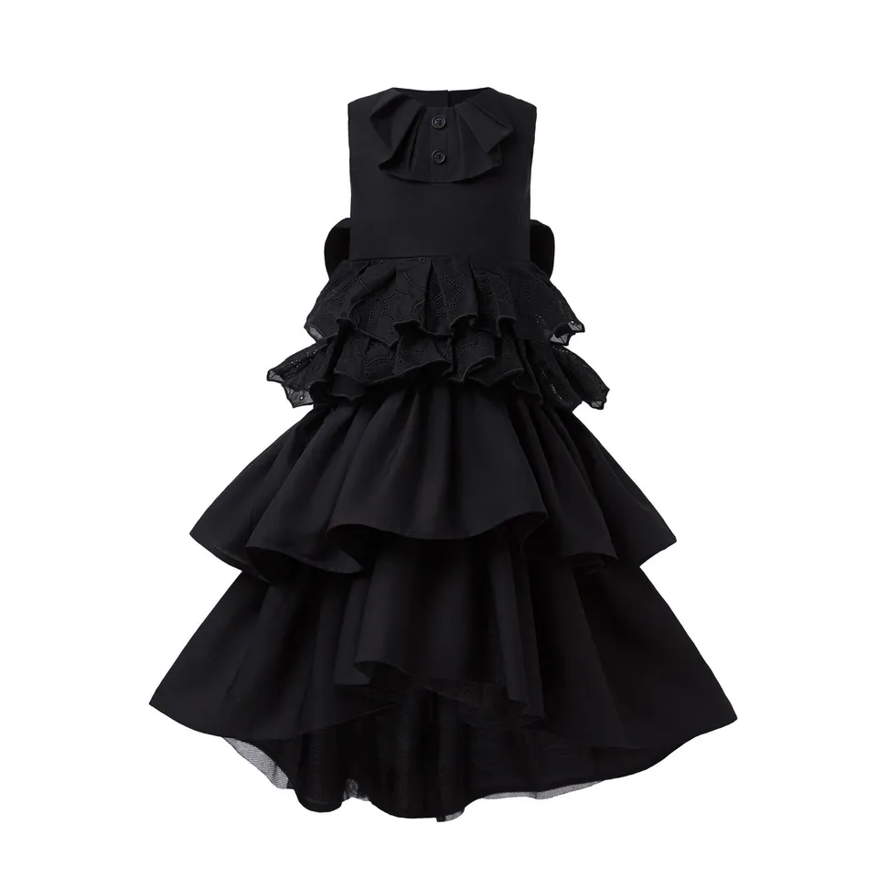 Infantium Victoria Spiderweb Kleid schwarz 68 Spitze Baumwolle
