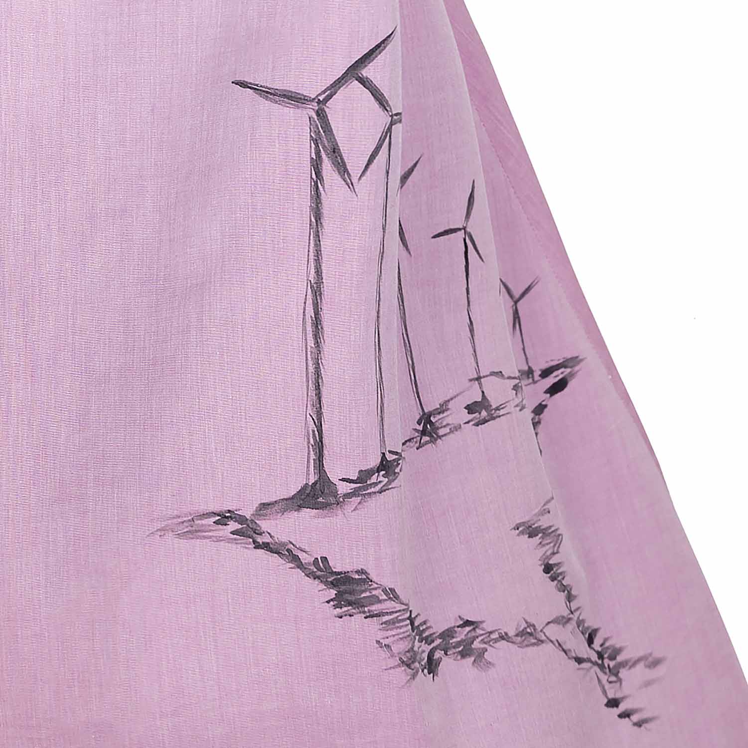Infantium Victoria Pink Dress Kleid Rosa Handbemalt Bio