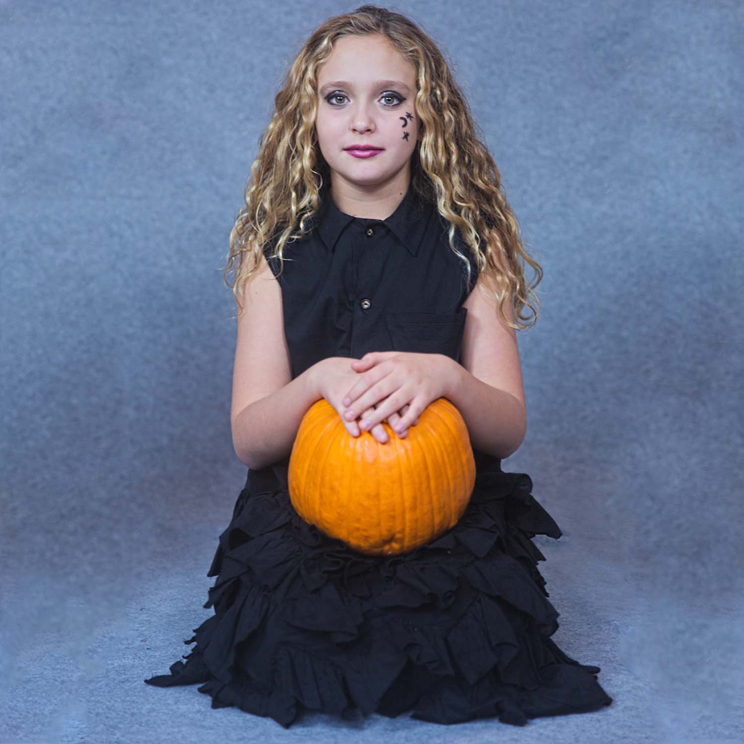 Infantium Victoria Hemdkleid Schwarz Gr 128 Baumwolle Rüschen