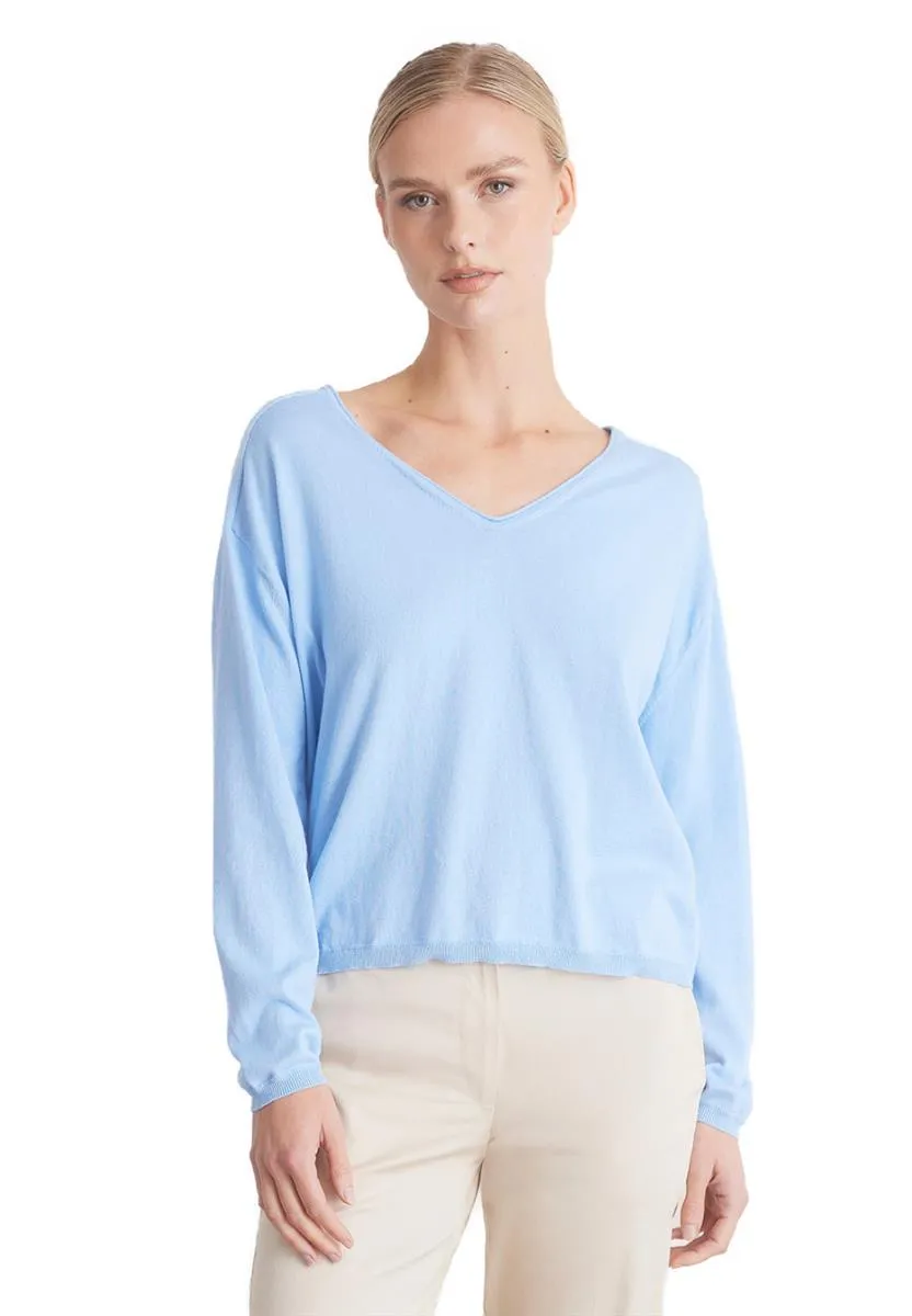 marlowe nature Guinevere Pullover frost Bio-Kaschmir