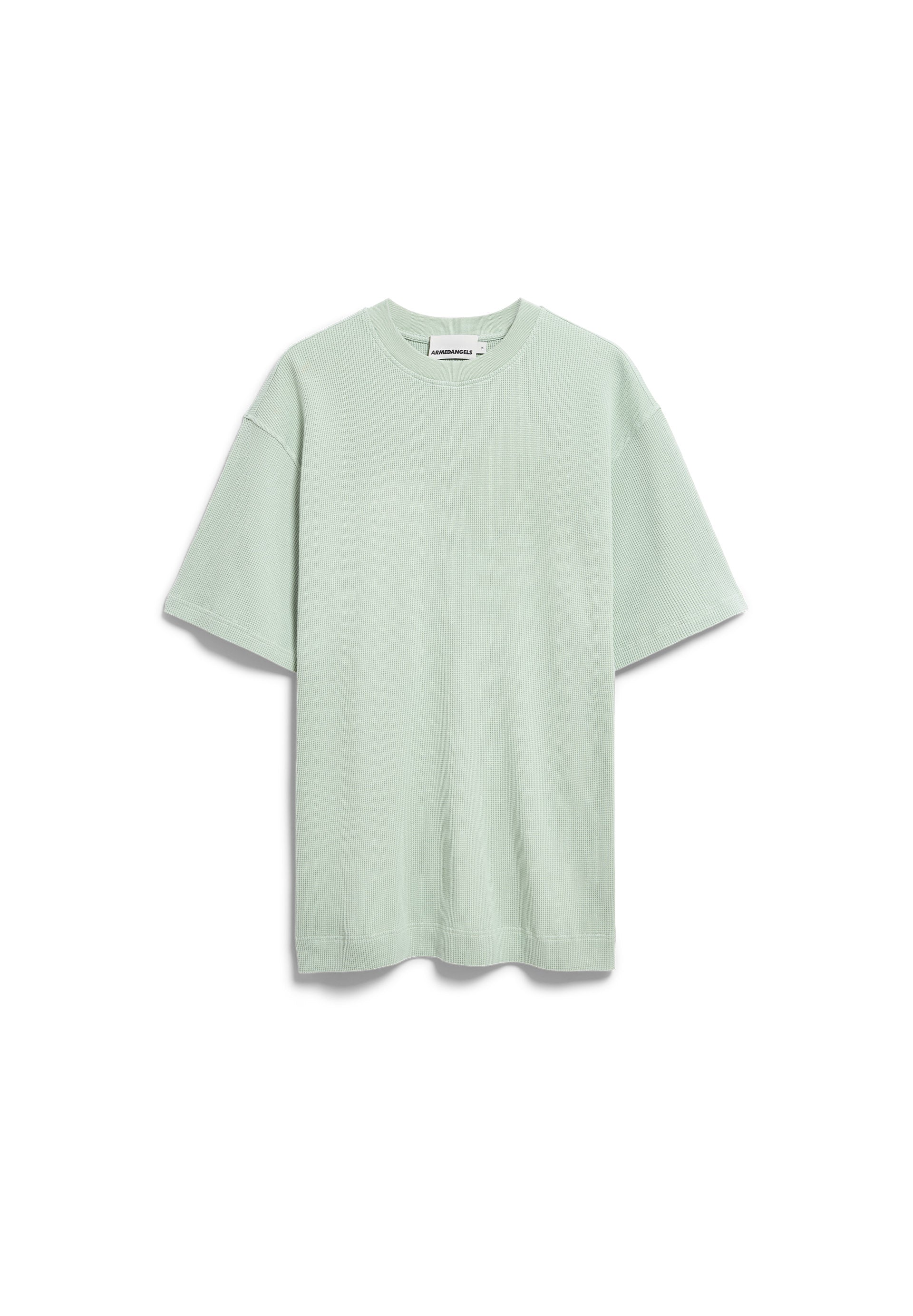 ARMEDANGELS Maarkos Waffle T-Shirt foam Bio-Baumwolle