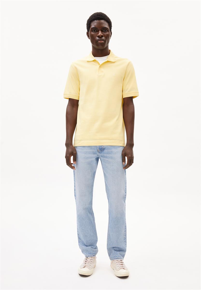 marlowe nature Maario Polo-Shirt early yellow Bio-Baumwolle