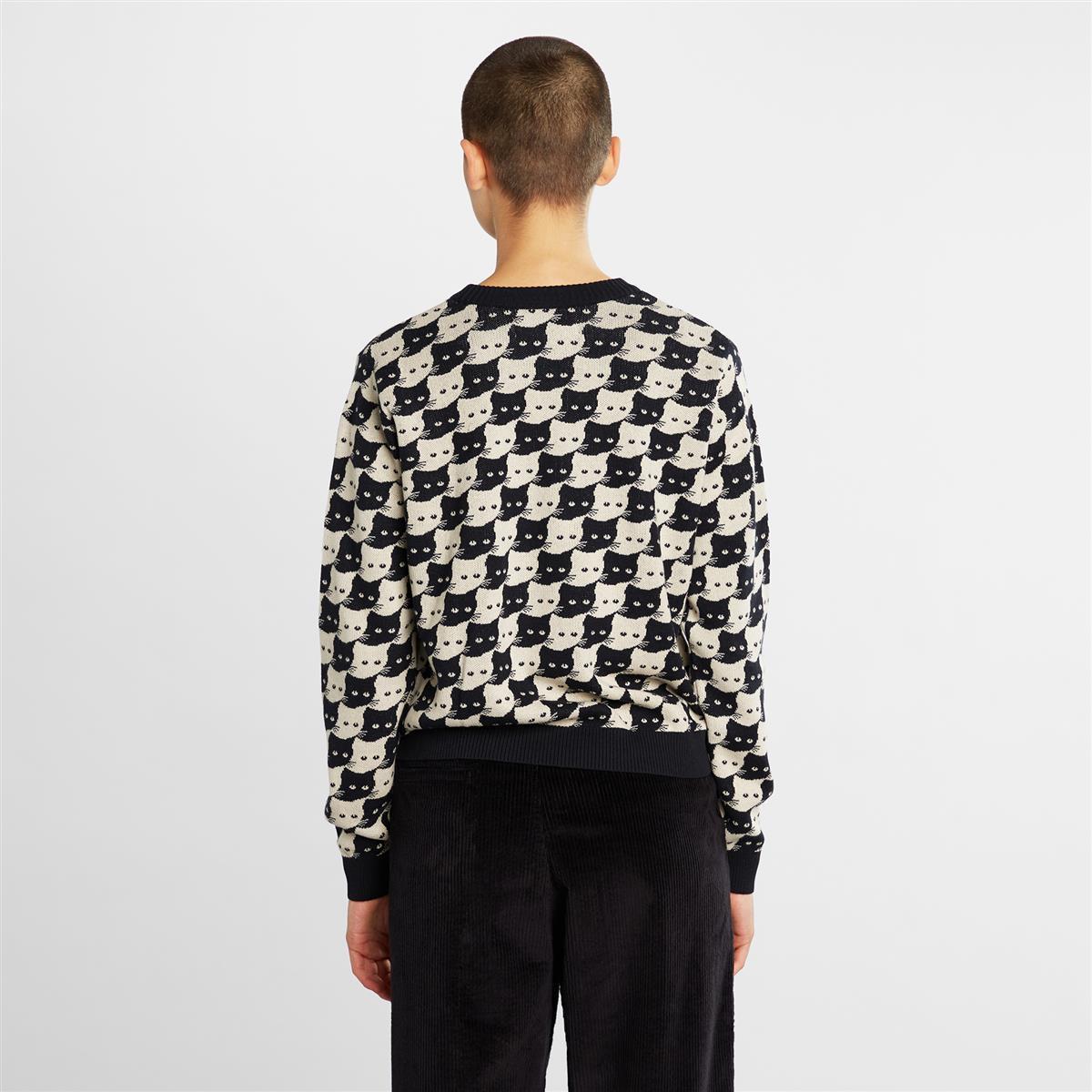 marlowe nature Sweater Arendal Pepita Cats Pullover rainy day
