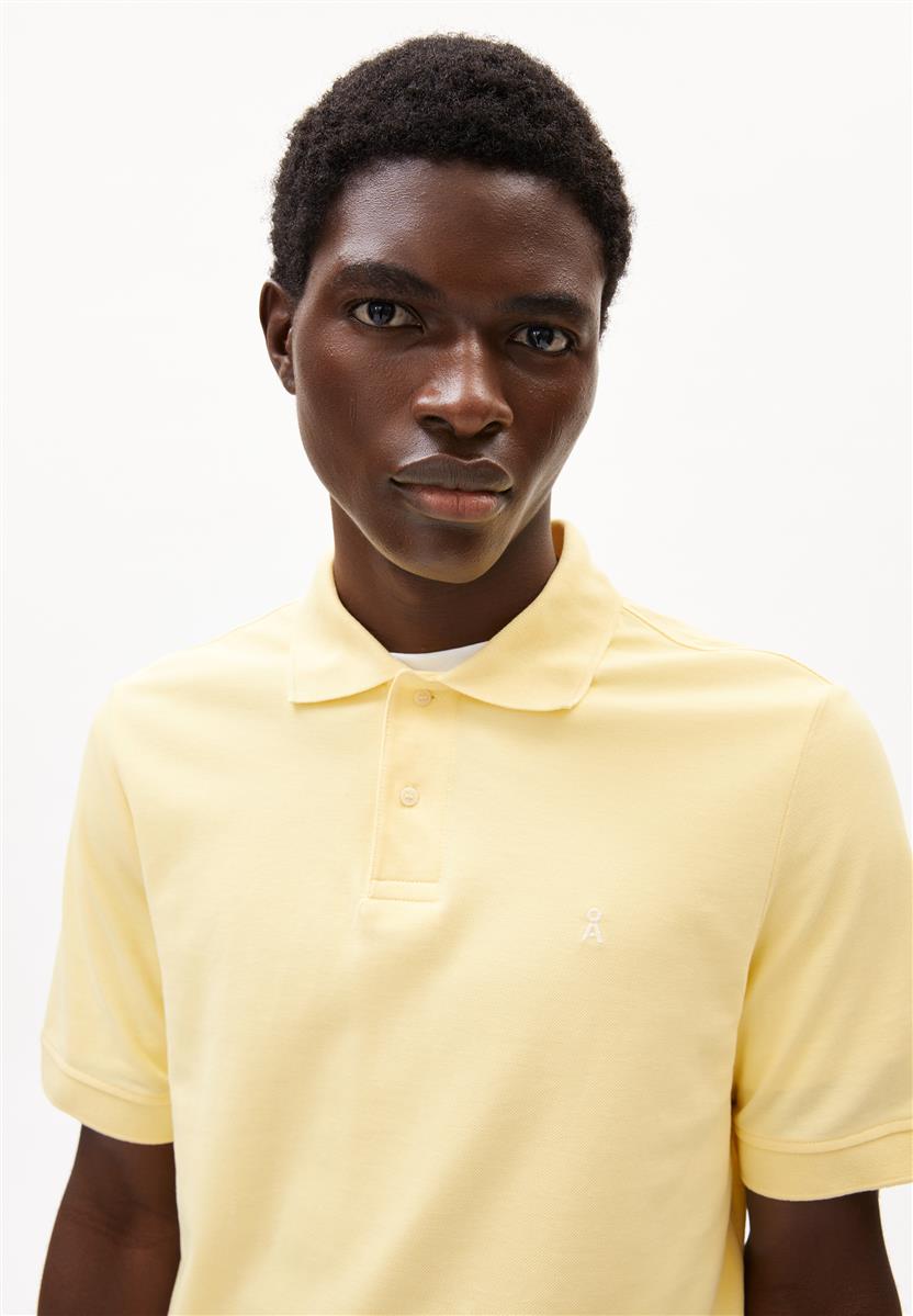 marlowe nature Maario Polo-Shirt early yellow Bio-Baumwolle