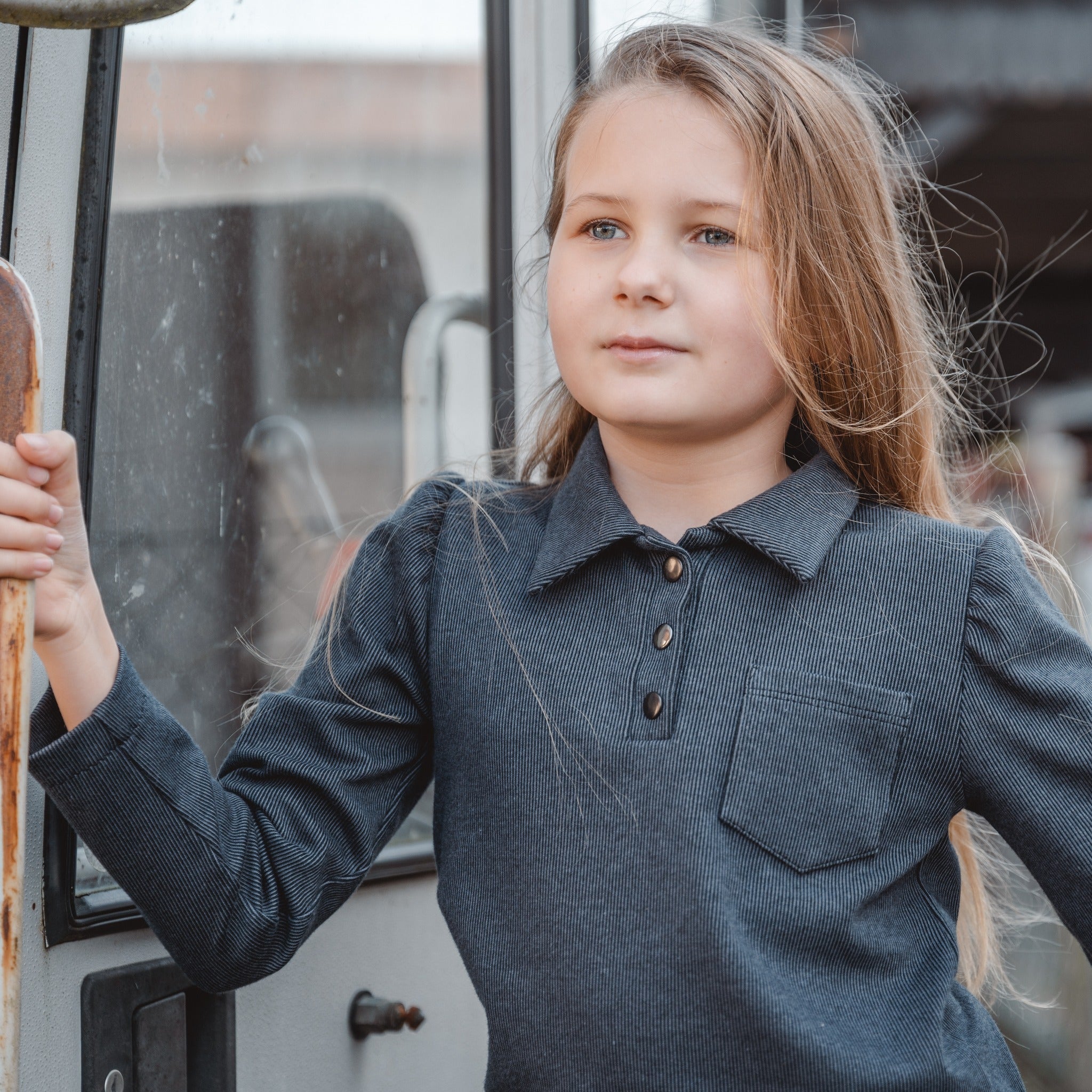 Moeve Design Cameo Polo Schnittmuster Kinder 86-164 Jersey