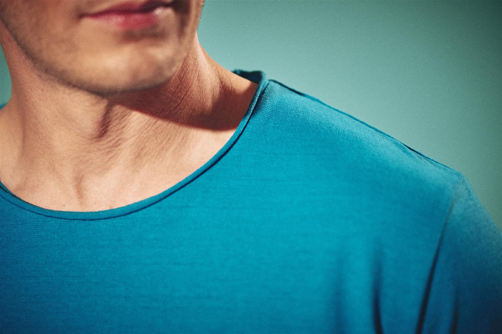 marlowe nature Tshirt Mit Rollsaum Shirt miami Hanf