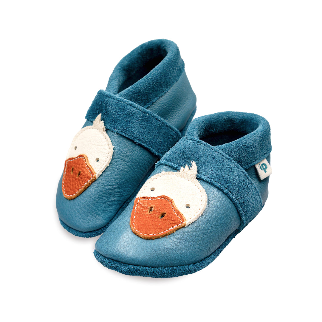 Pantolinos Gans Barfußschuhe Naturleder Kinder