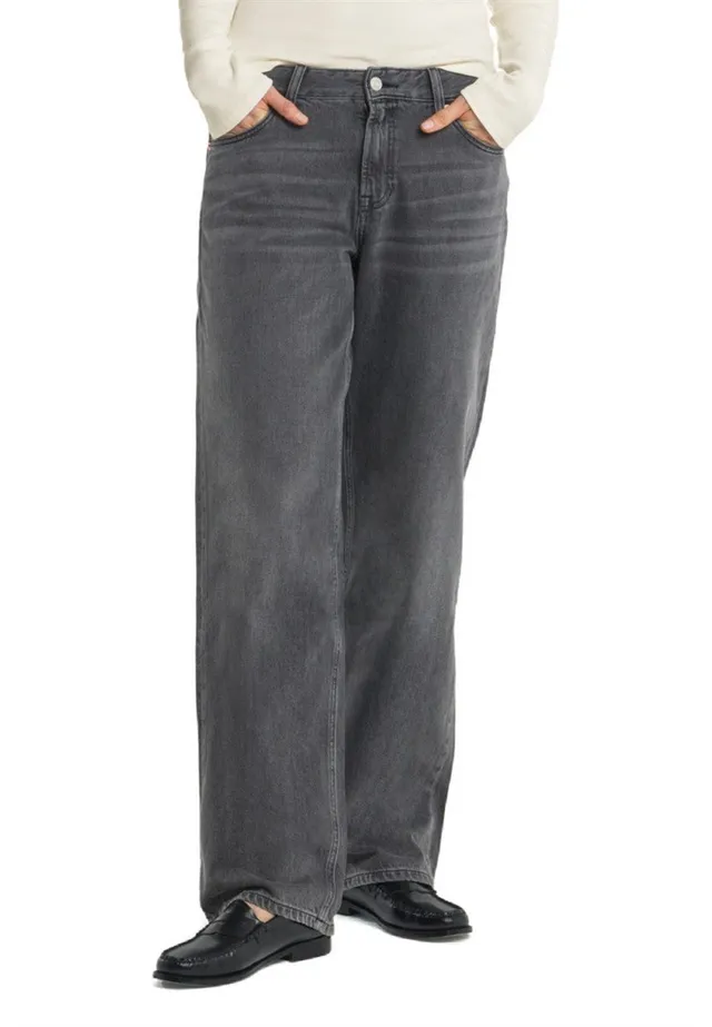 Marlowe Nature Joan Jeans pony black Bio-Baumwolle weit