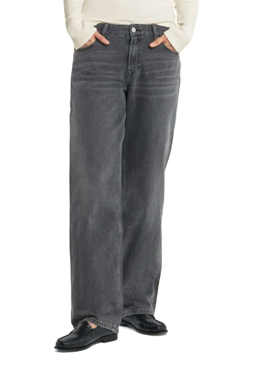 Marlowe Nature Joan Jeans pony black Bio-Baumwolle weit