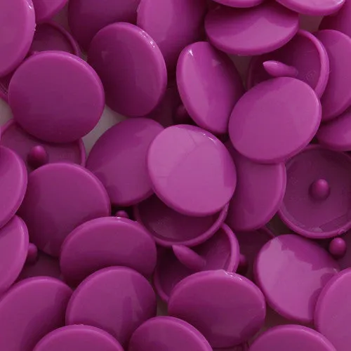 Kam Snaps Plastic Snaps B56 Druckknöpfe violett Einzelteile