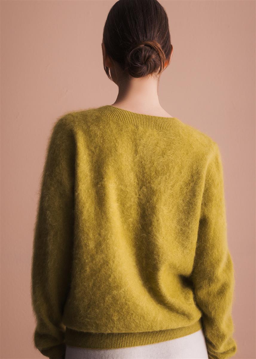 Marlowe Nature Pauline Pullover Wolle moss M