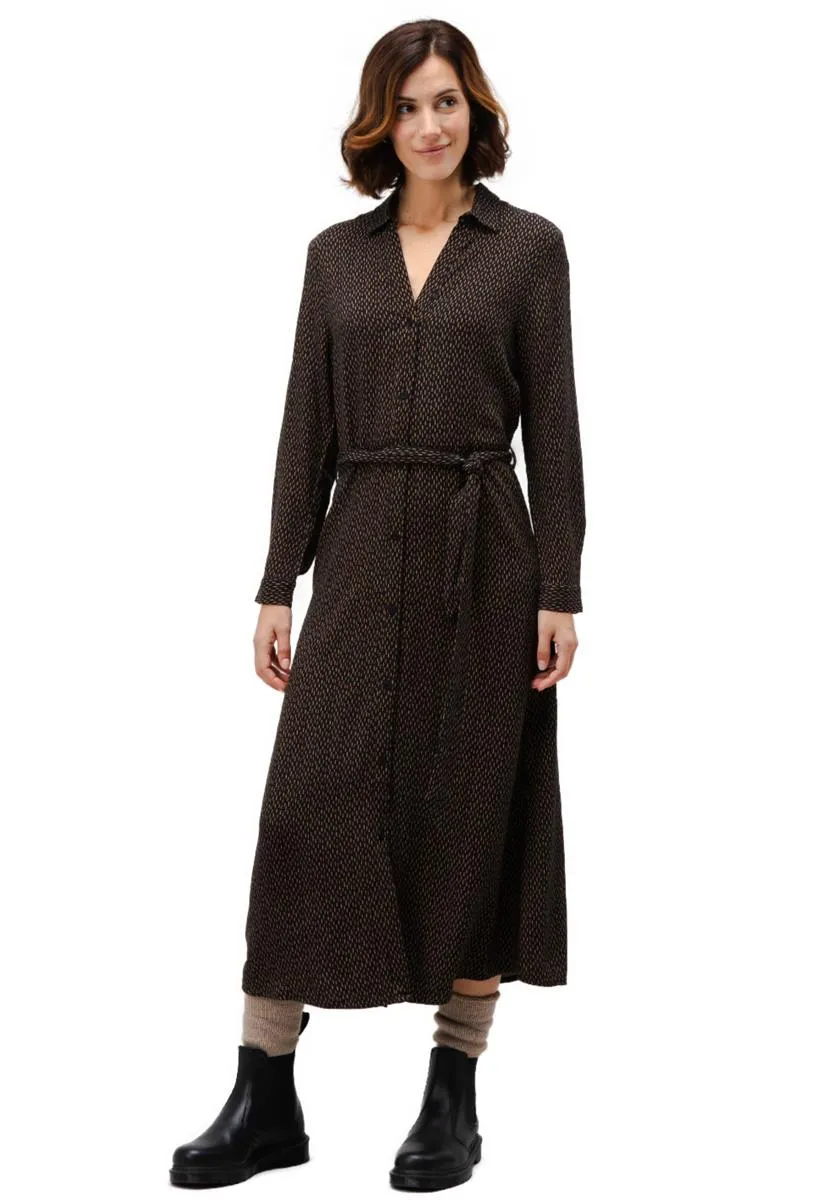 marlowe nature Mist V-Neck Dress Kleid black Gr. L Stäbchen