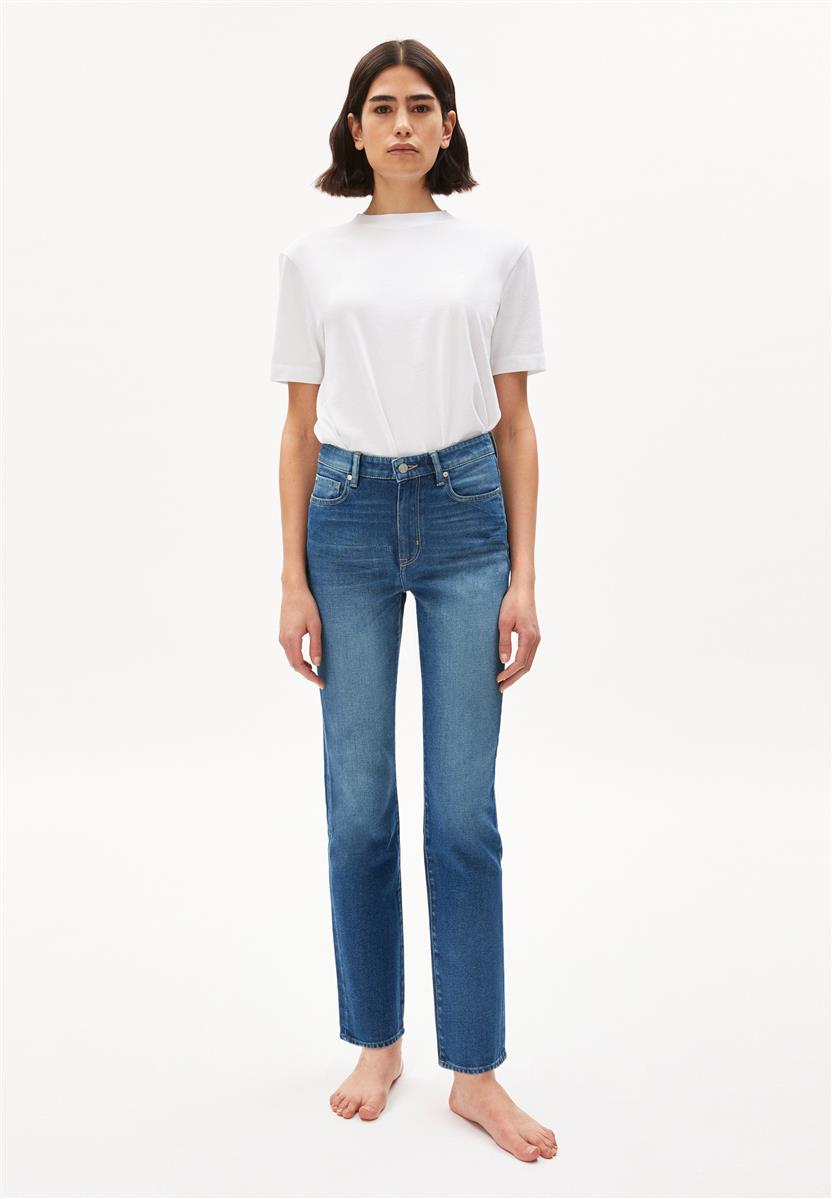 Marlowe Nature Carenaa Jeans cenote Highwaist Bio-Baumwolle