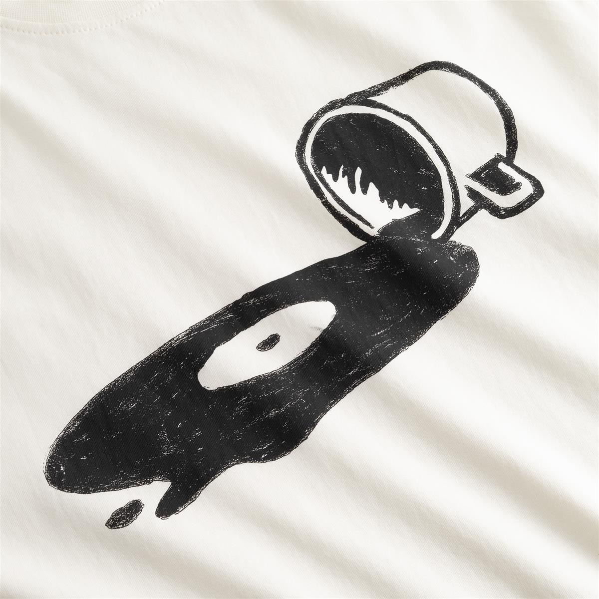 marlowe nature Stockholm Spilled T-Shirt whisper white Bio-Baumwolle