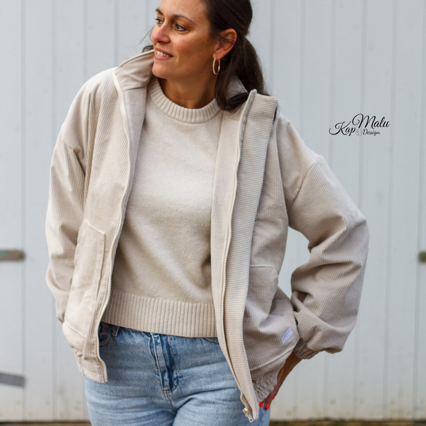 Moeve Design Mary Kate Schnittmuster Damenjacke 32-52 Oversize