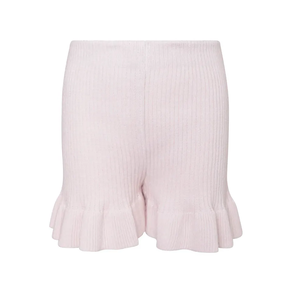 Infantium Victoria Pink Knitted Beach Shorts rosa Biobaumwolle