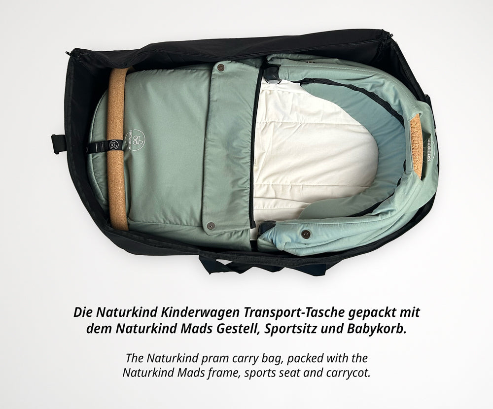 Naturkind Zubehör Transporttasche Kinderwagen Schutz