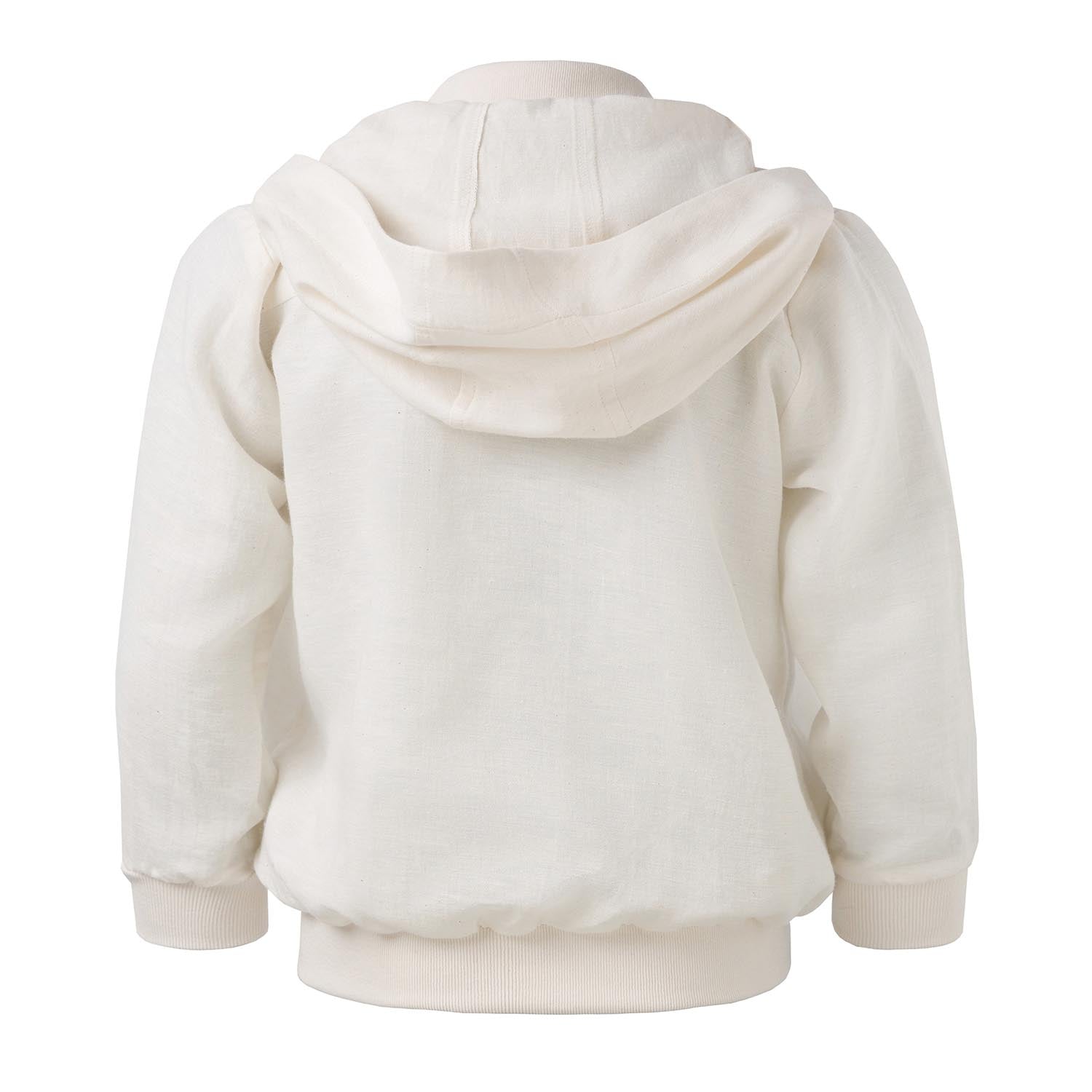 Infantium Victoria Weganool Hoodie Vegan Cashmere Weiß 104
