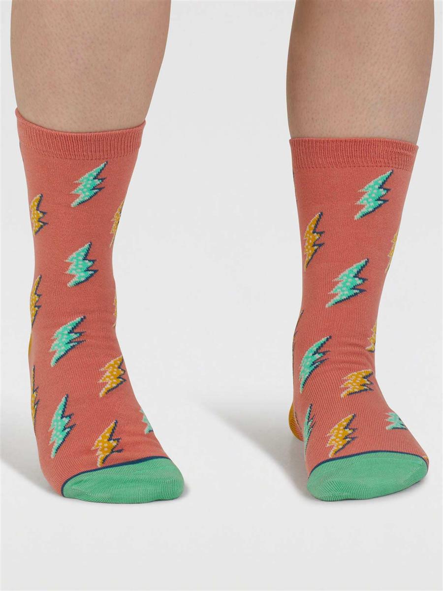Marlowe Nature Oriane Weather Socken Bio coral orange