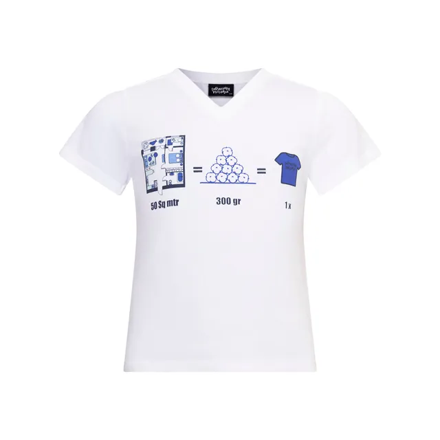 Infantium Victoria Infographics T-Shirt weiß Bio 92-152