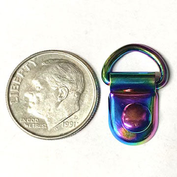 Kam Snaps Bag Hardware D-Ringe 10er Pack Silber 10mm