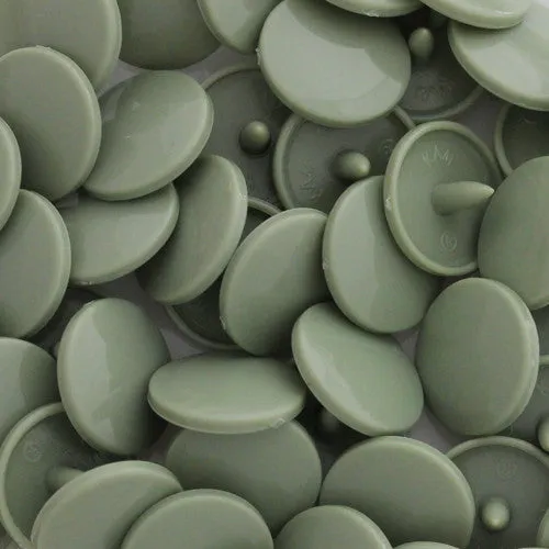 Kam Snaps Plastic Snaps B30 Druckknöpfe Salbeigrau 1000 Sets