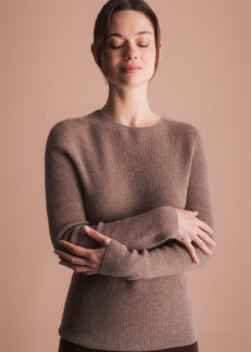 marlowe nature Kala Pullover Kaschmir schwarz 100% Kaschmir