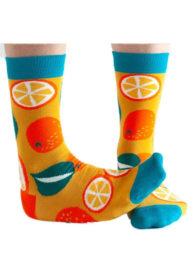 marlowe nature Citrus Socken gold 36-40 Fruchtmuster
