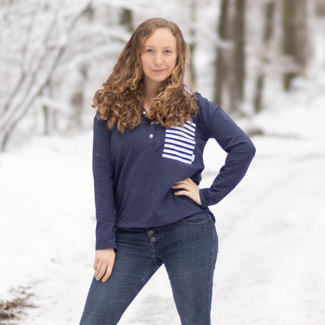 Moeve Design Loen Sweatshirt Schnittmuster Damen Gr. 32-52 Kapuze
