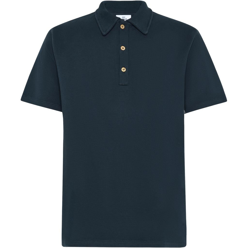 Marlowe Nature Banks Polo Tee navy M Bio-Baumwolle