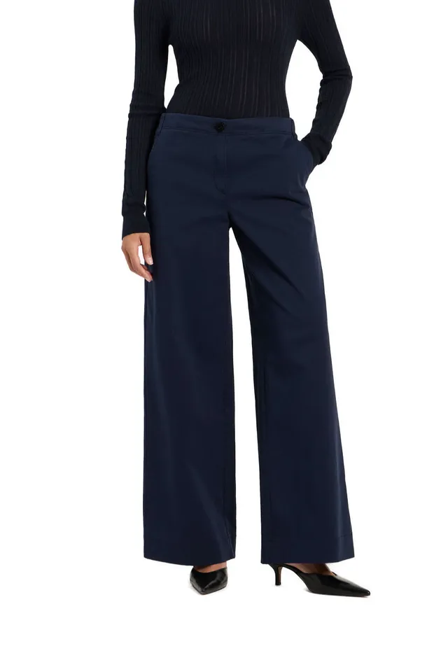 marlowe nature Hose mit weitem Bein Bio-Hose midnight 38