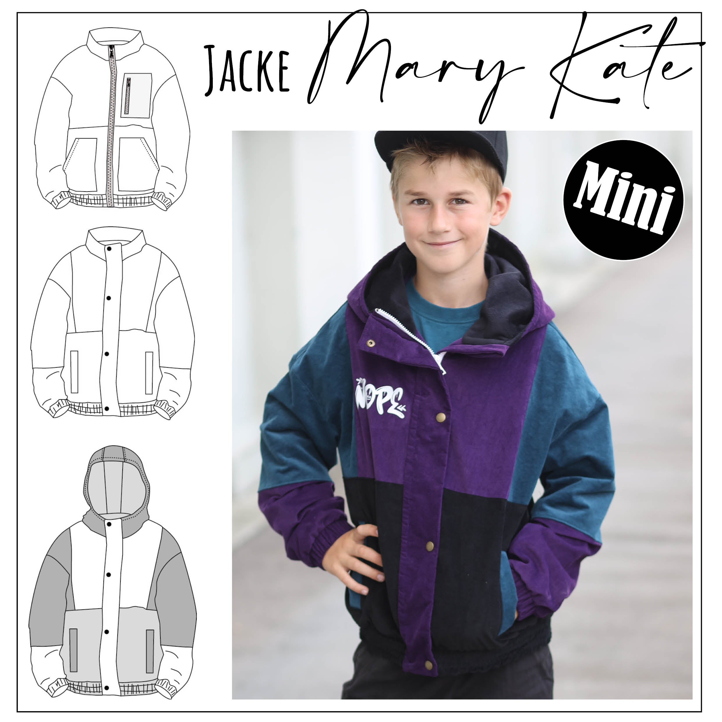 Moeve Design Jacke Mini Mary Kate Gr.86-170 Schnitt