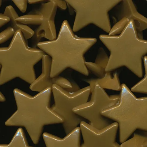 Kam Snaps Plastic Snaps Gr.20 Stern Gold 50 Sets