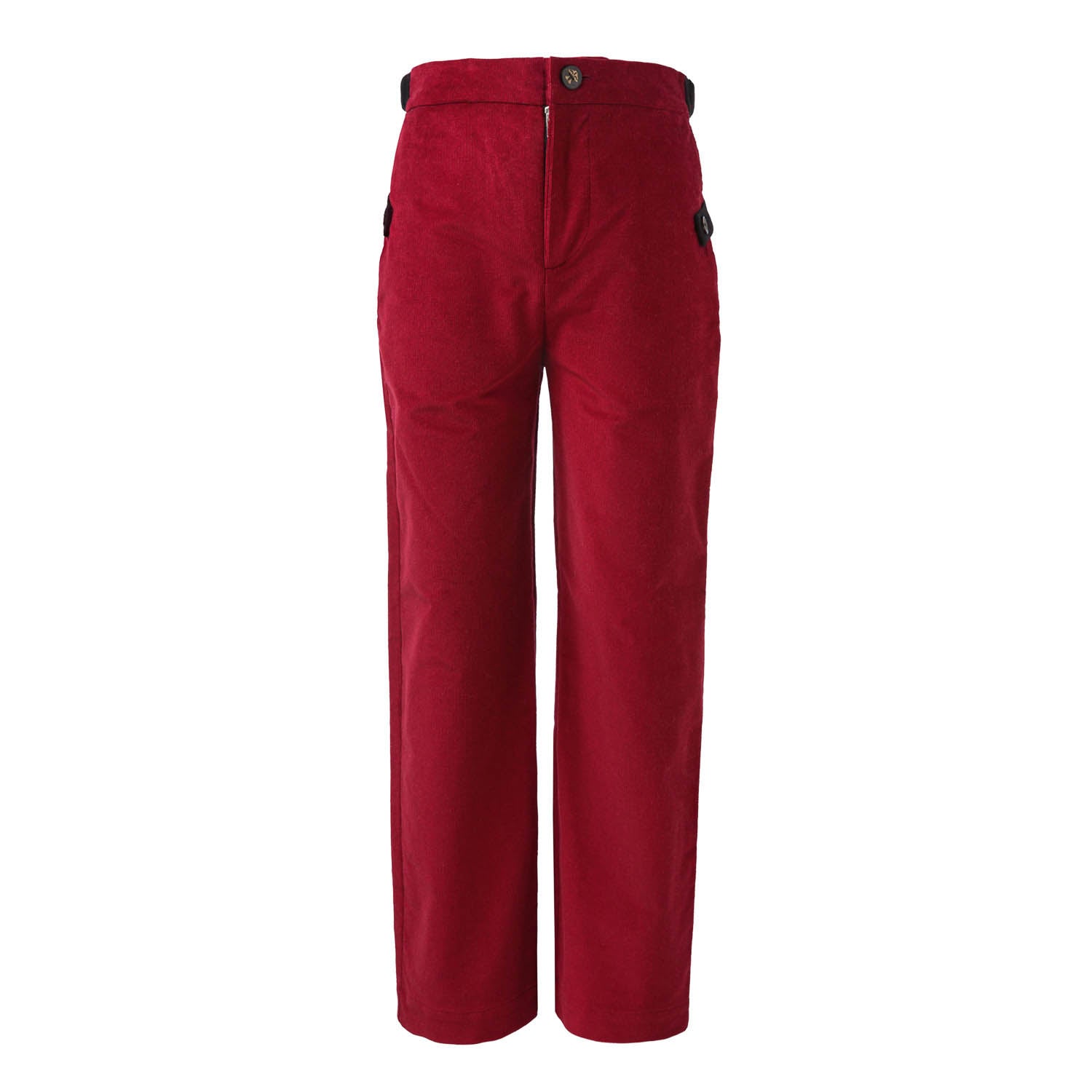 Infantium Victoria Red Corduroy Pants Kinder Cordhose Rot Gr.128