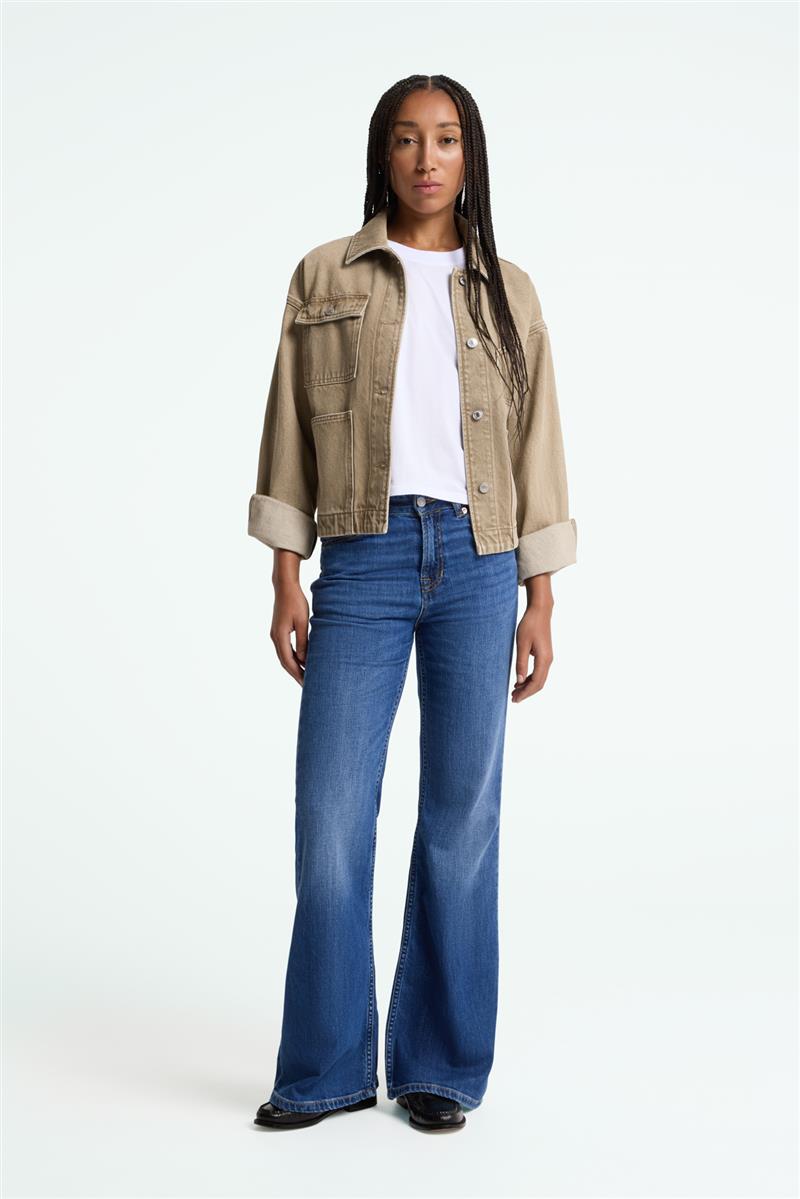 marlowe nature Jeans Kukiko mid worn Flarejeans mid worn L32