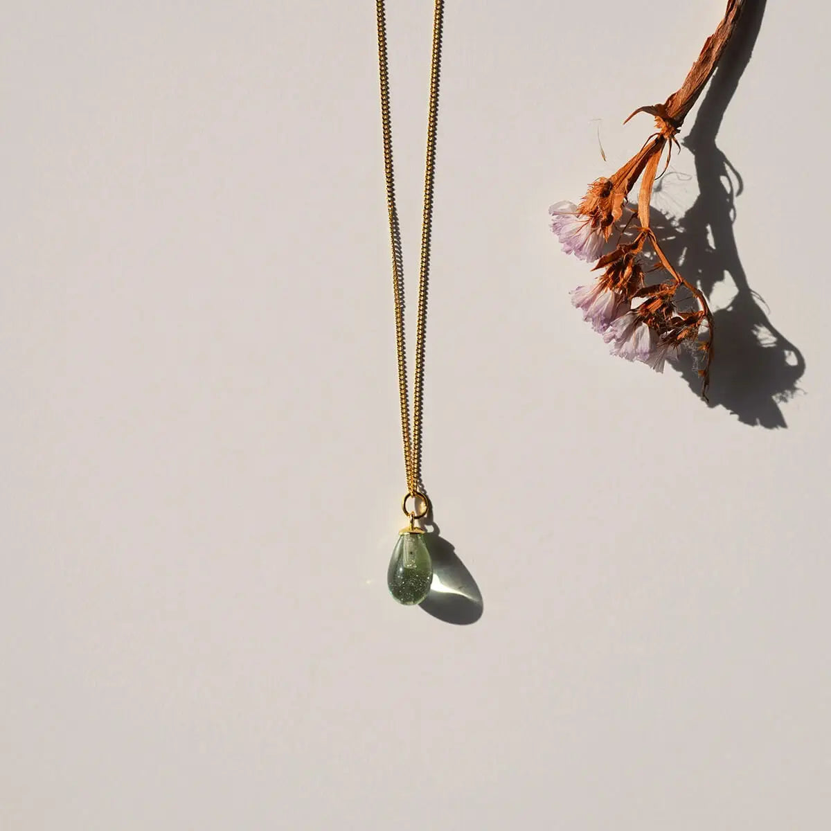 marlowe nature Necklace Gold Kette turquoise-you deserve it 45cm
