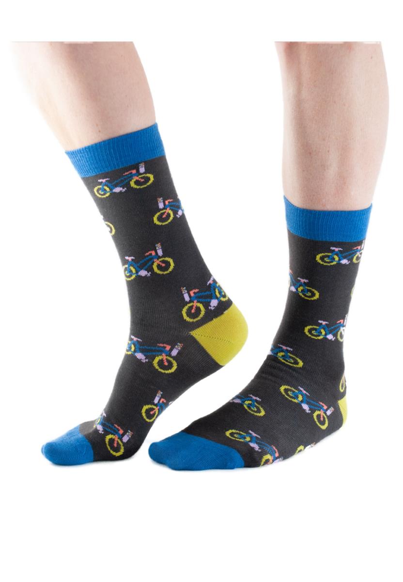 marlowe nature Bike Socken blau 36-40 Bambus Bio-Baumwolle