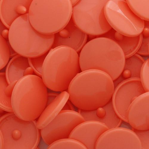 Kam Plastic Snaps Gr.20 Druckknöpfe Koralle 50 Sets