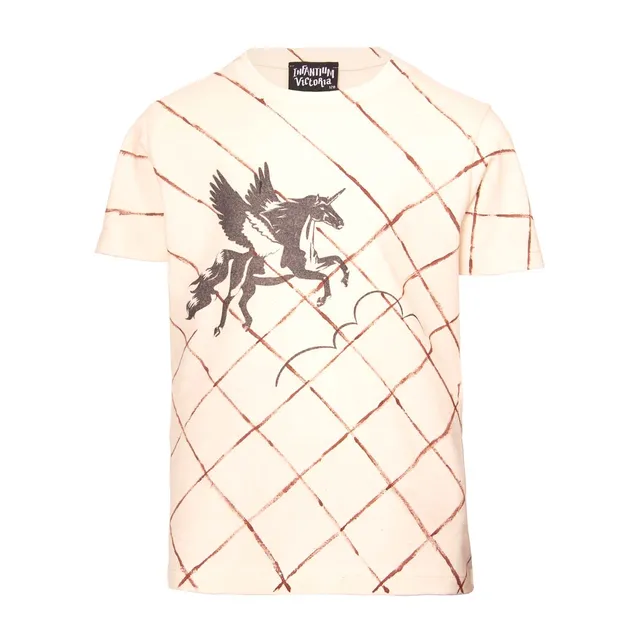 Infantium Victoria Einhorn T-Shirt Off-White Handmade 128